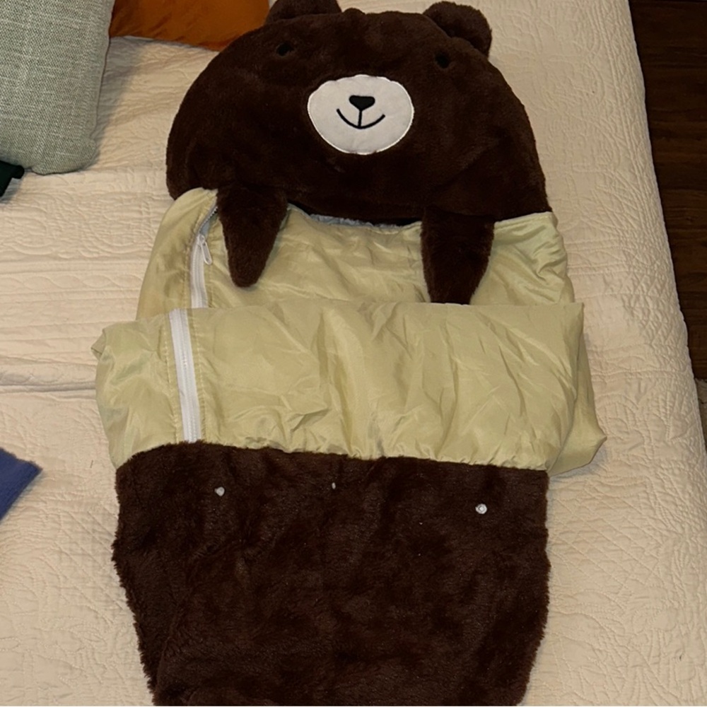 Convertible Baby Bear Sleeping Bag